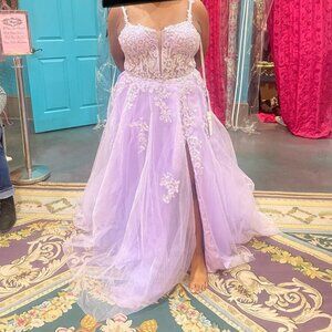 Lavender Prom Dress